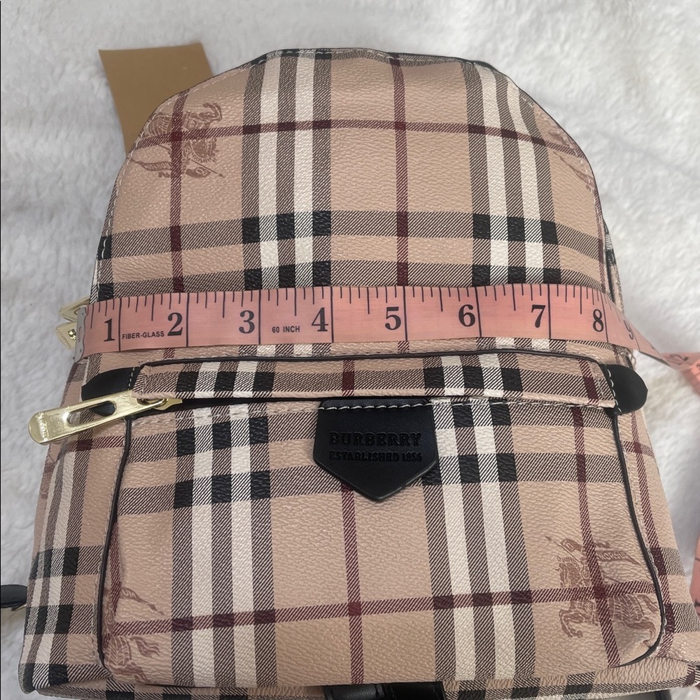 Tartan Print Mini Backpack - Picture 7 of 8